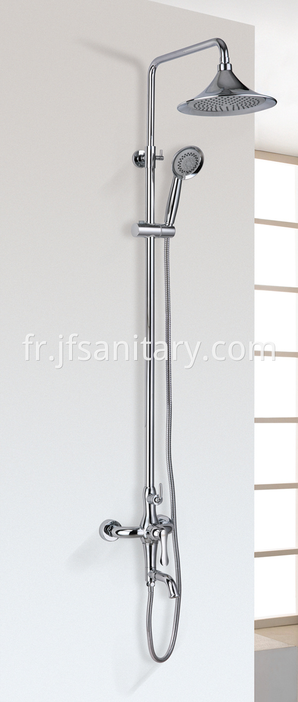 Bathroom Mixer Rainfall Head Shower System 3 Functions